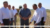Президент Беларуси Александр Лукашенко проинспектировал ход уборочной кампании на полях сельхозпредприятия «Восход»